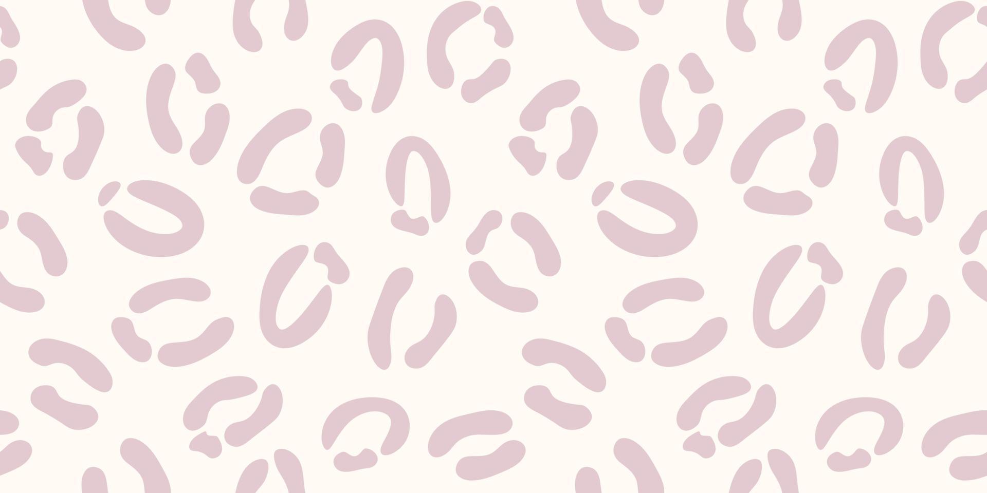 Pastel cheetah print, leopard pattern, animal print seamless repeat vector. vector