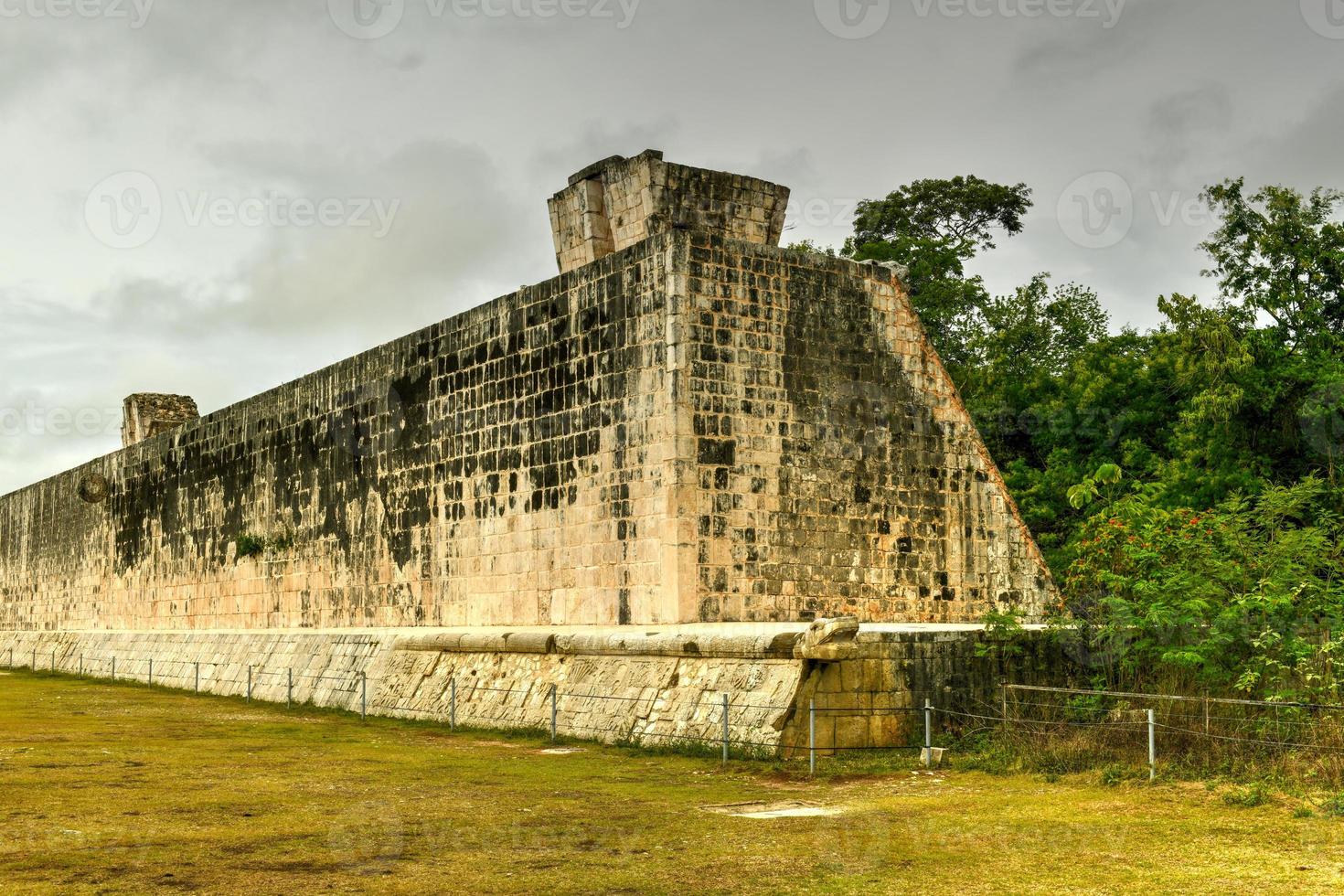 The Grand Ball Court of Chichen Itza archaeological site in Yucatan, Mexico. photo