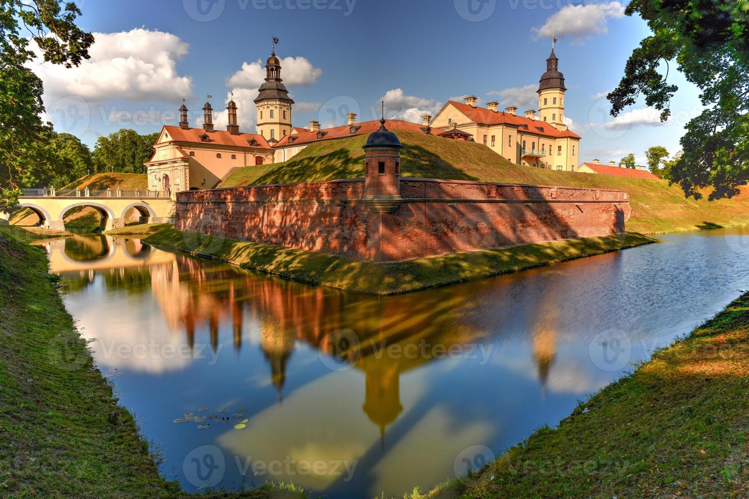 Nesvizh Radziwill Castle is a residential castle of the Radziwill family in Nesvizh, Belarus. photo