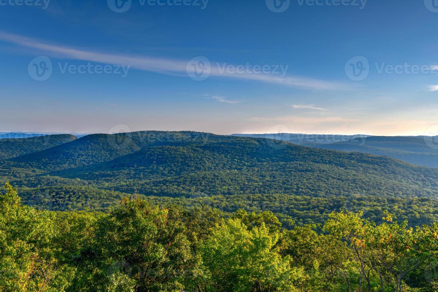 View from Bear Mountain, one of the best-known peaks of New York's Hudson Highlands. photo