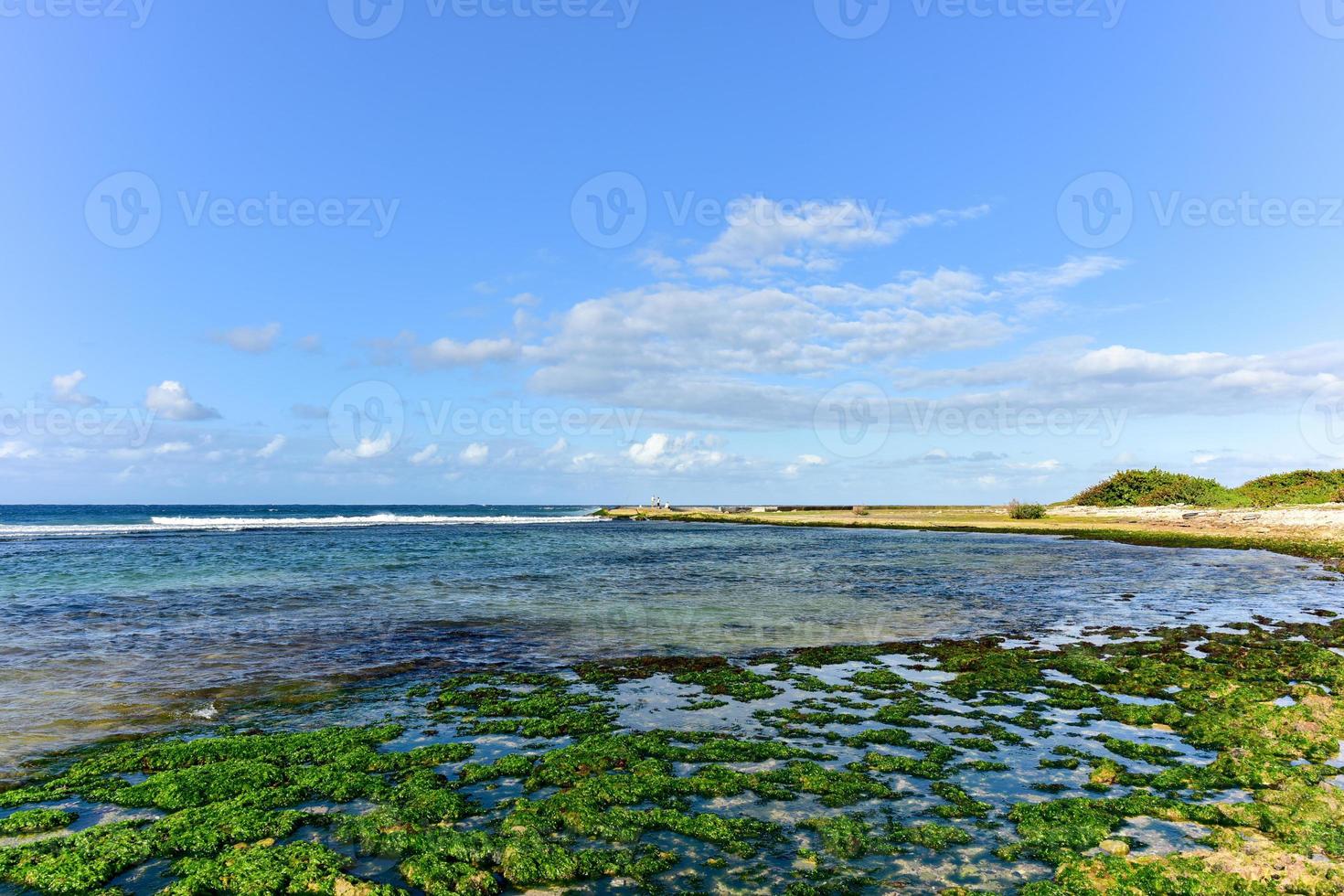 Beach in Alamar, a district in the eastern part of Havana in Cuba. photo