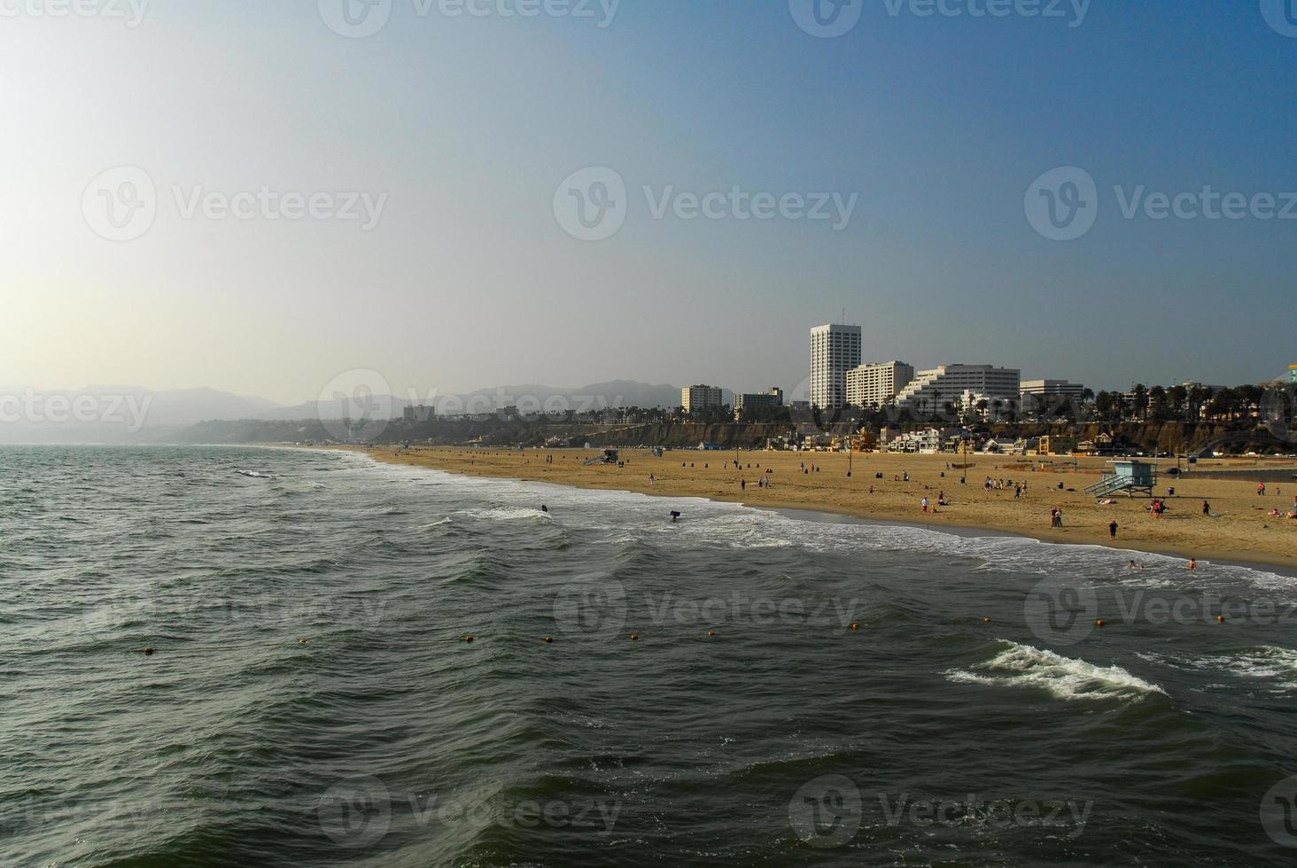 Santa Monica Beach in Los Angeles, California, USA. photo