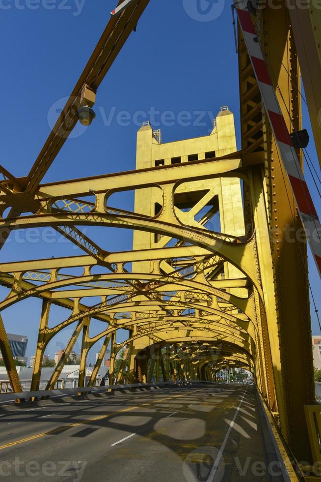 Tower Bridge, Sacramento, California foto