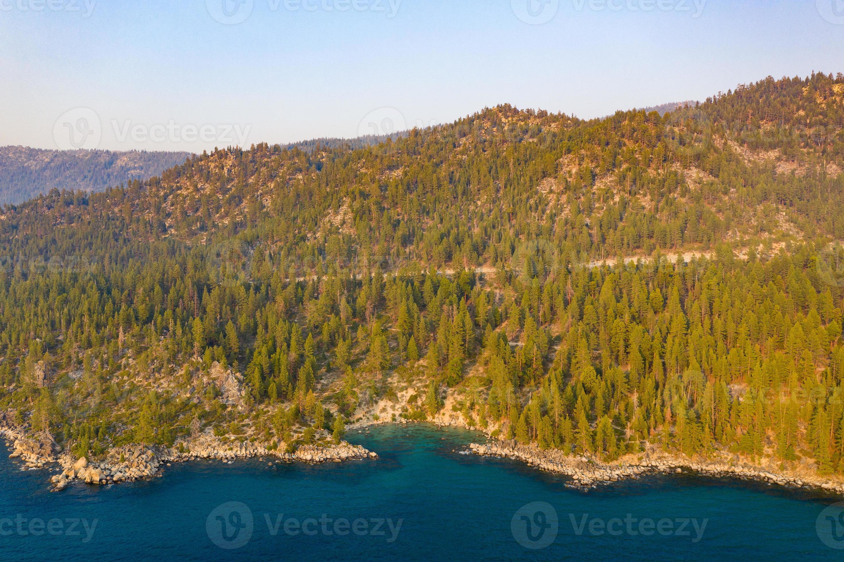 Secret Cove along Lake Tahoe in Nevada. Secret Cove is one of a series