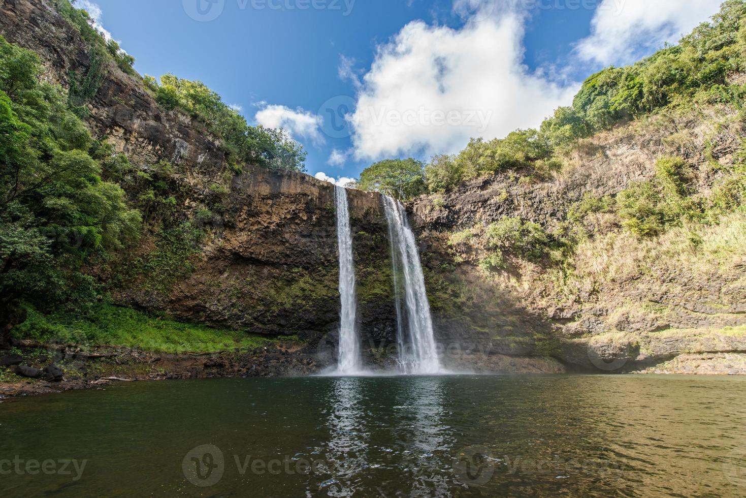 Wailua Falls Hawaiian Waterfall photo