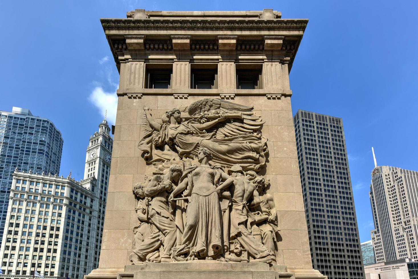 Michigan Avenue Bridge Relief - Chicago, 2022 photo