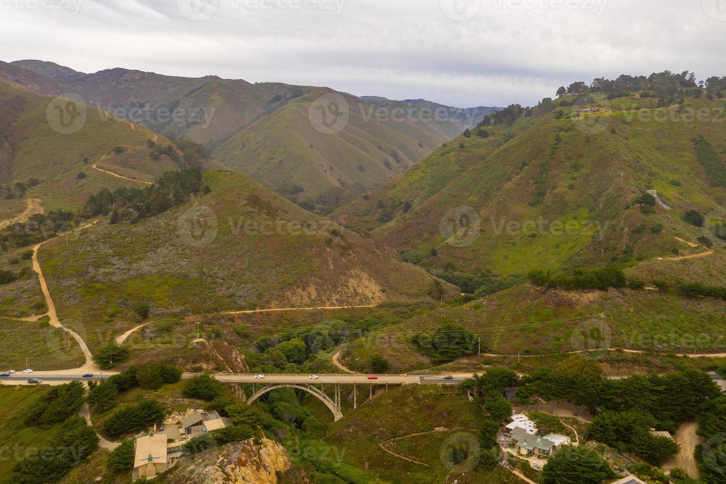 View of the rocky Pacific Coast from Garrapata State Park, California. photo