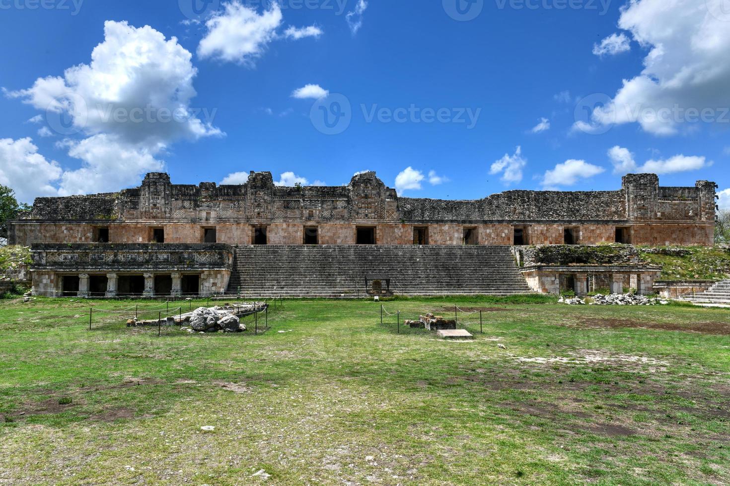 Quadrangle of the Nuns in the Yucatan in Uxmal, Mexico. photo