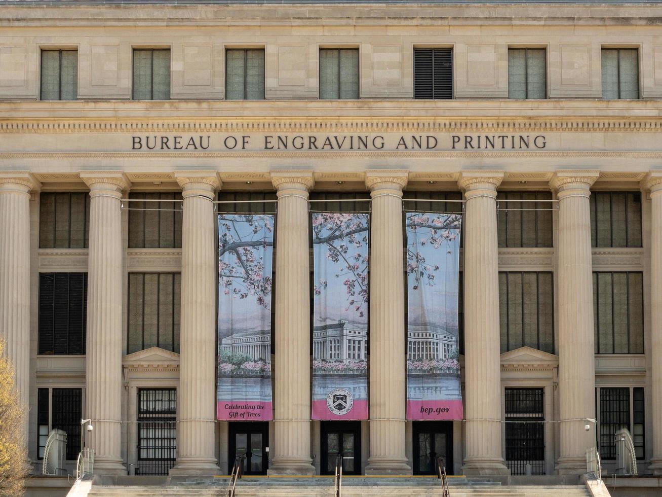 Washington, DC - April 4, 2021 -  The headquarters of the Bureau of Engraving and Printing in Washington, D.C. photo