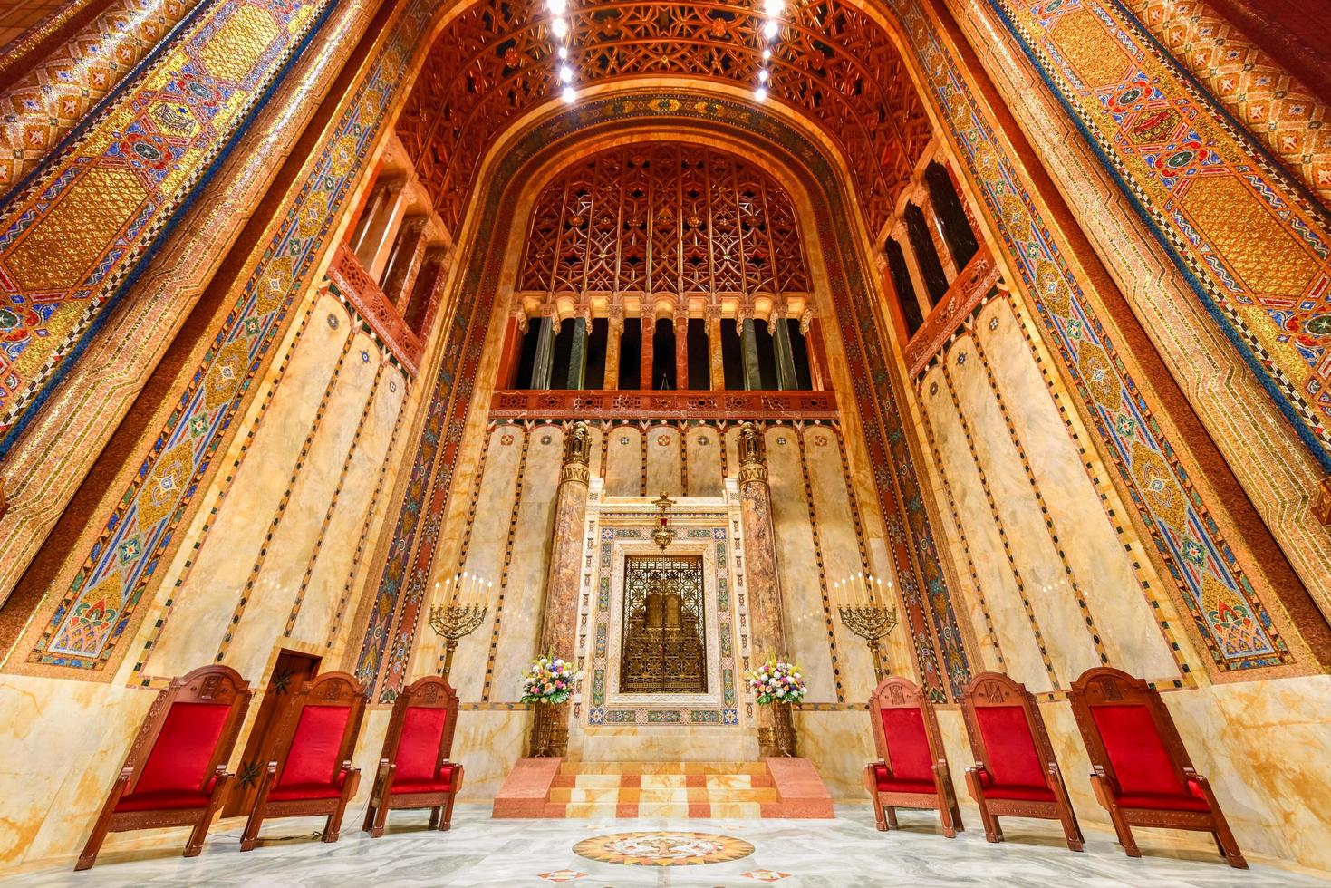 Temple Emanu-El was the first Reform Jewish congregation in New York City and, because of its size and prominence, has served as a flagship congregation in the Reform branch of Judaism. photo
