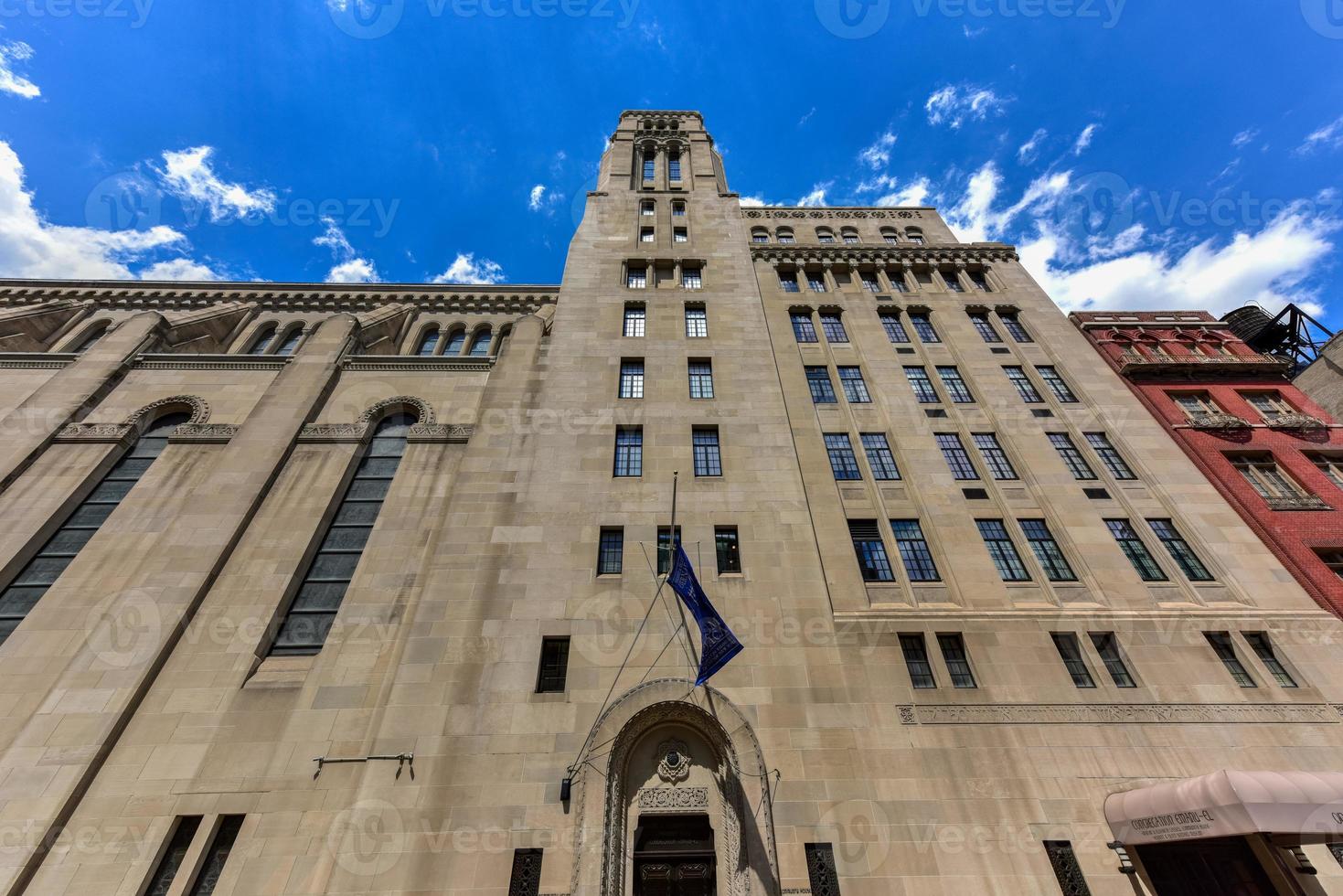 Temple Emanu-El was the first Reform Jewish congregation in New York City and, because of its size and prominence, has served as a flagship congregation in the Reform branch of Judaism. photo