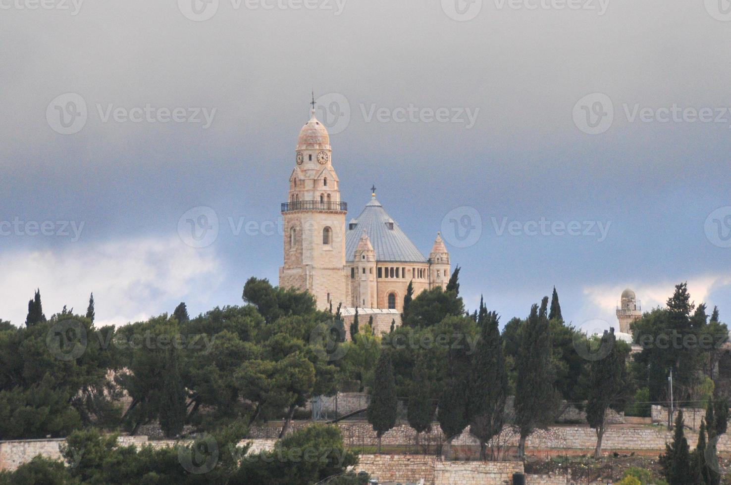 Mount Zion and the Abbey of the Dormition, Israel photo