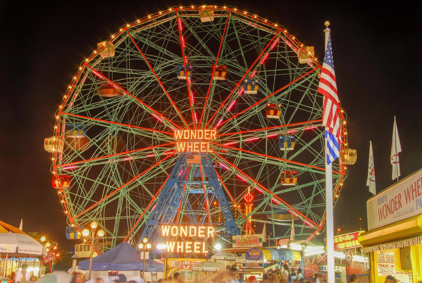 Wonder Wheel -  Coney Island's Luna Park in Brooklyn, New York, 2022 photo