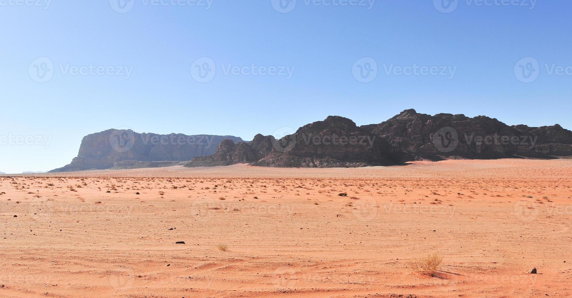 desierto de wadi rum, jordania foto