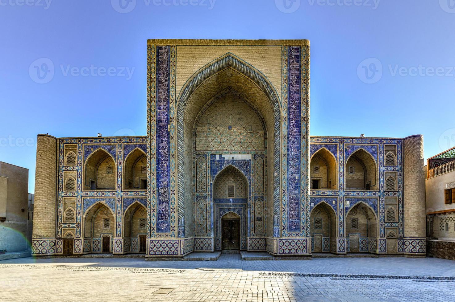 Ulugbek Madrasa in Bukhara. It is a UNESCO world heritage site in Uzbekistan. photo