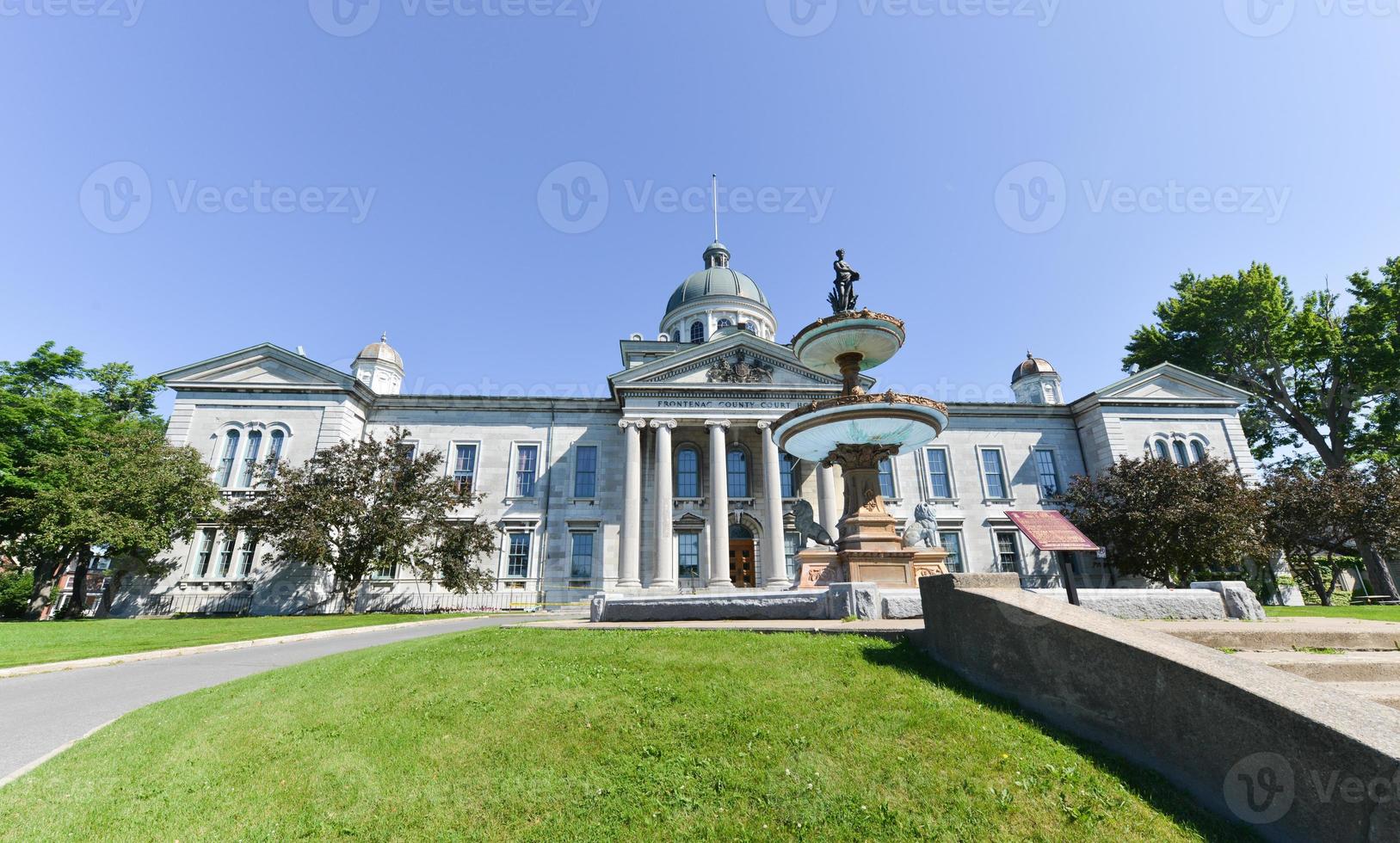 palacio de justicia del condado de frontenac en kingston, ontario, canadá foto