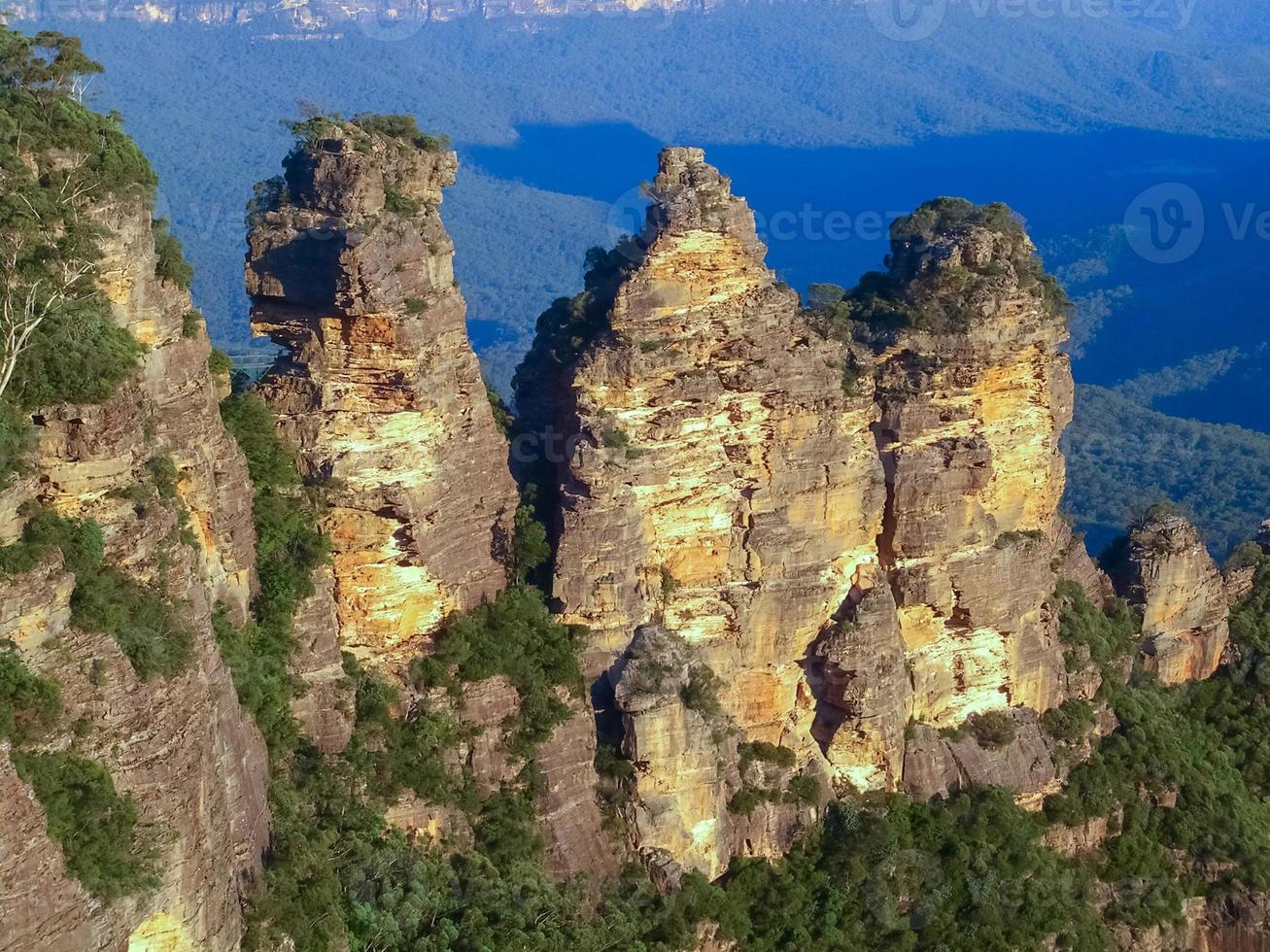 The Three Sisters From Echo Point, Blue Mountains National Park, NSW, Australia photo