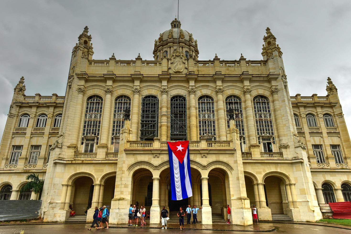 Havana, Cuba - January 7, 2017 -  Museum of the Revolution in Havana. The palace was the headquarters of the Cuban government for 40 years. photo