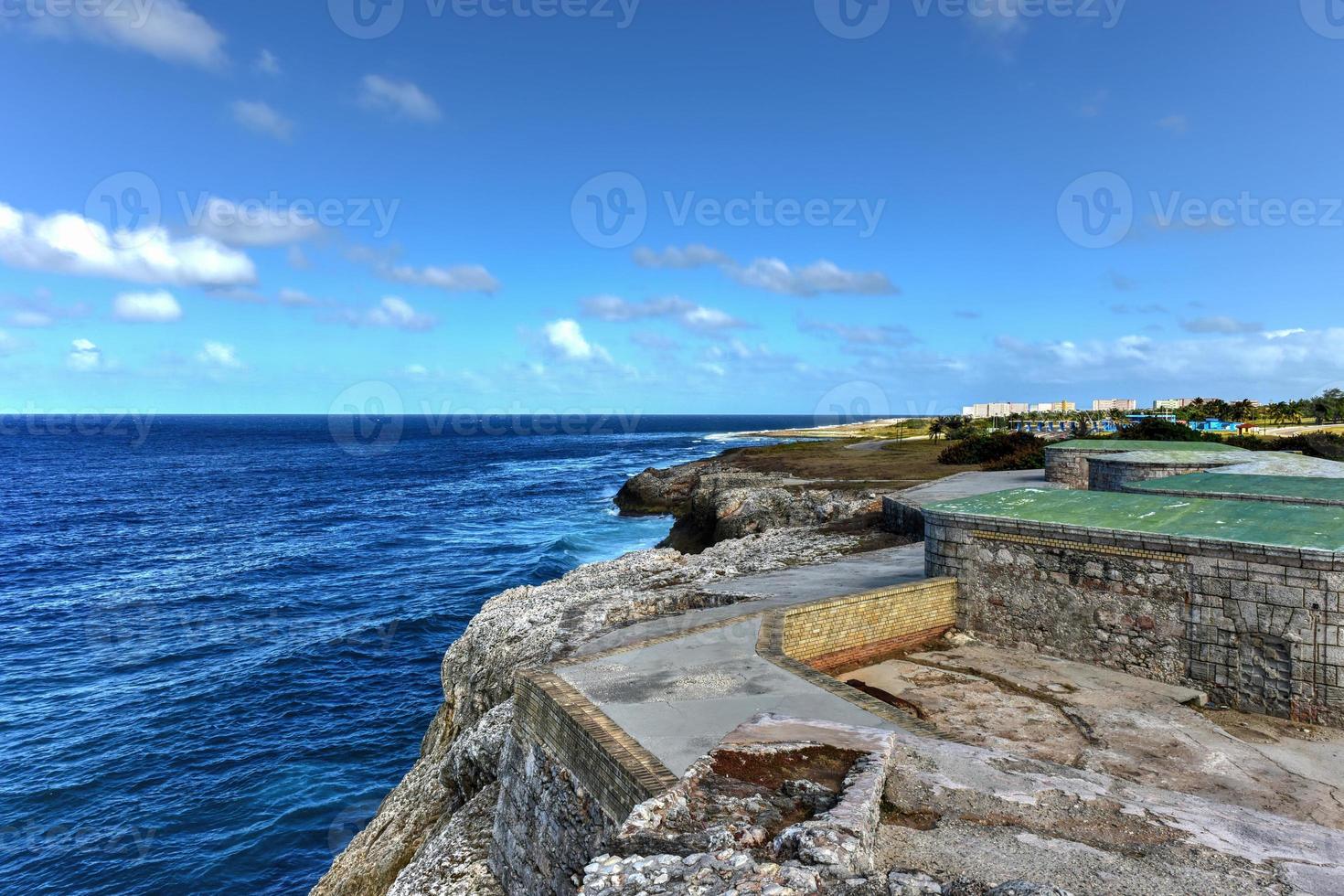 Morro Castle or Castillo De Los Tres Reyes Del Morro in Havana, Cuba. photo