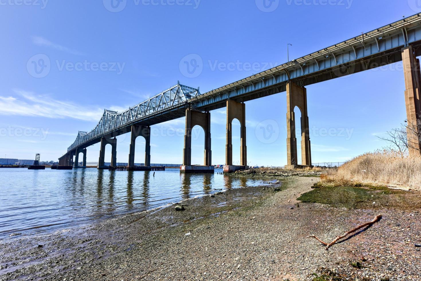 The Outerbridge Crossing is a cantilever bridge which spans the Arthur Kill. The Outerbridge, as it is often known, connects Perth Amboy, New Jersey, with Staten Island, New York. photo