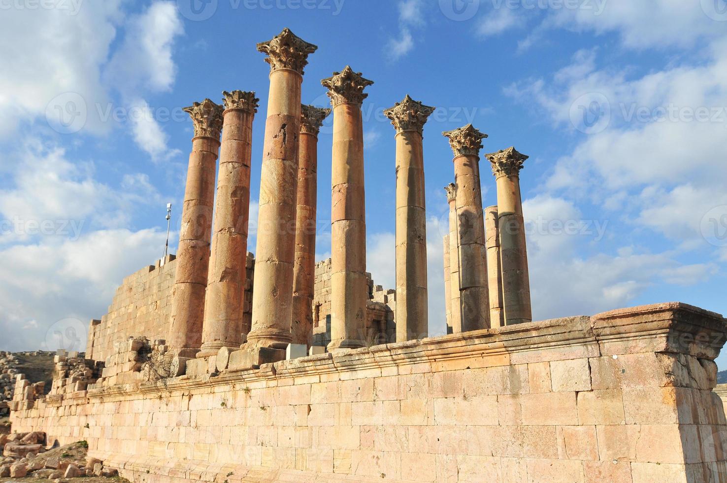 Temple of Artemis - Jerash, Jordan photo