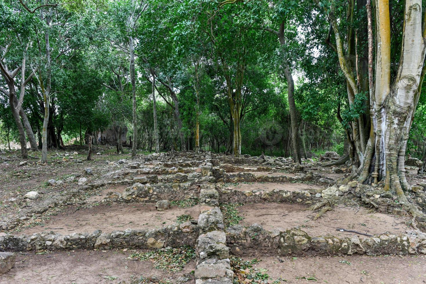 Ruins of the once grand sugar mill Ingenio San Isidro de Los Destiladeros in the Valle de los Ingenios, Trinidad, Cuba photo