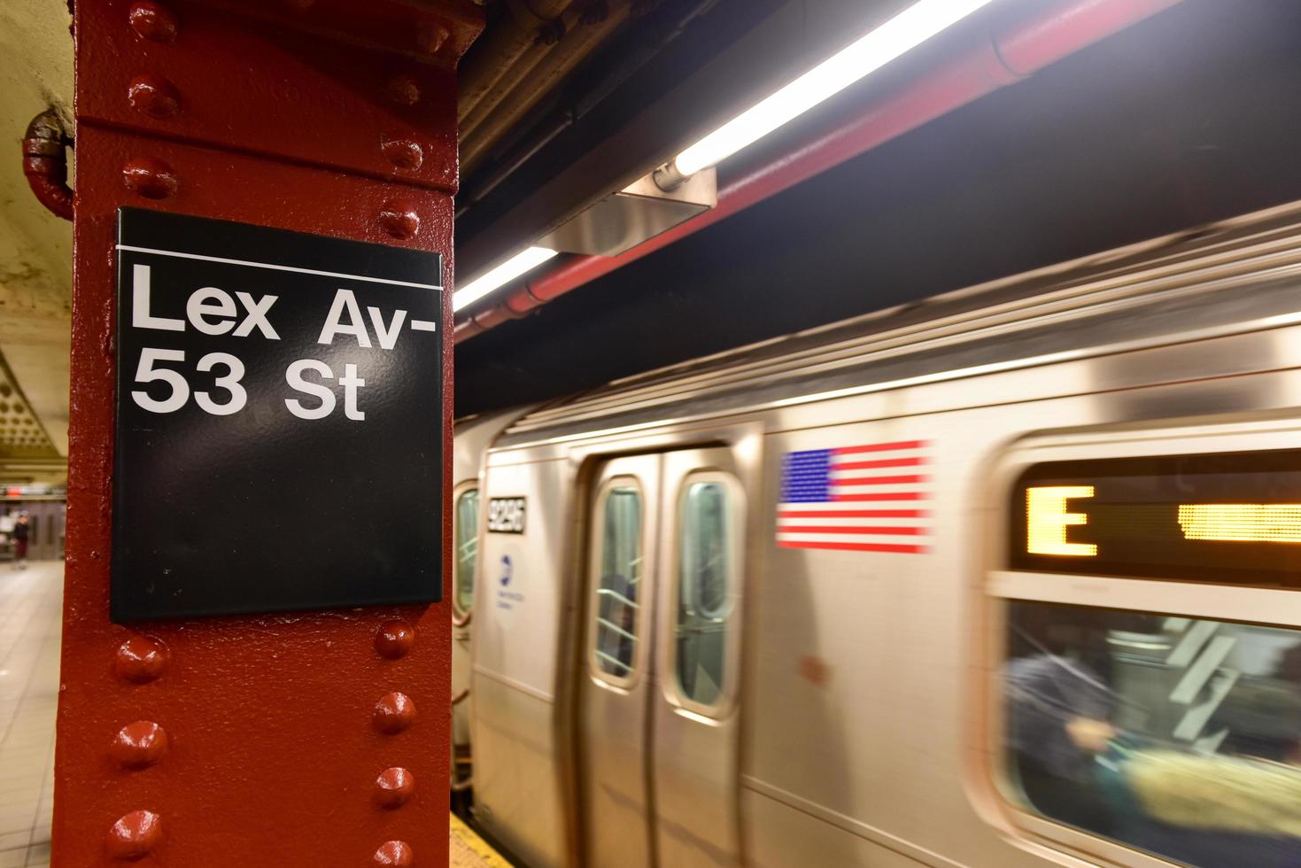 New York City - January 24, 2016 -  Lexington Avenue and 53rd Street subway station. photo