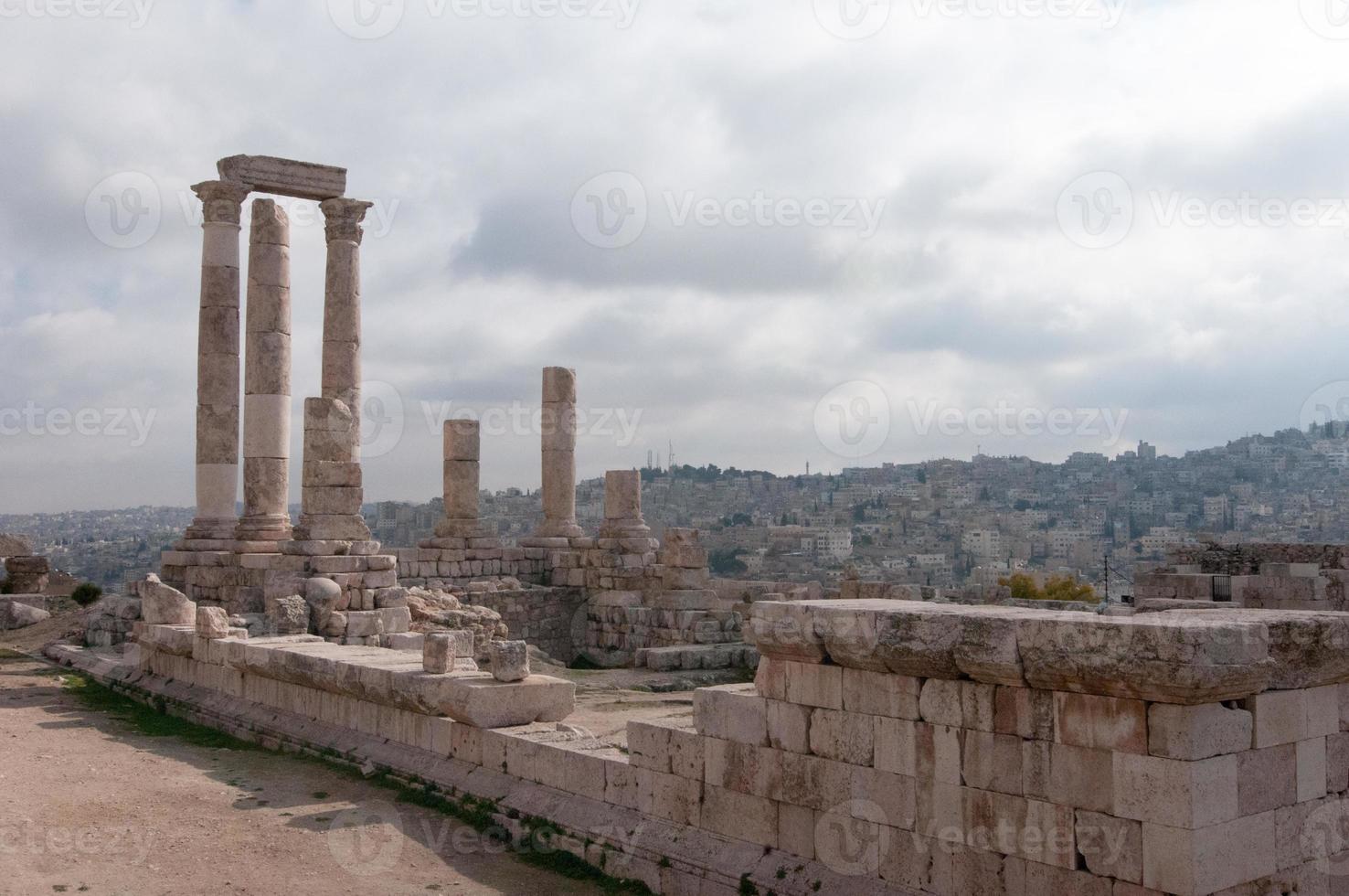 Temple of Hercules - Amman, Jordan photo