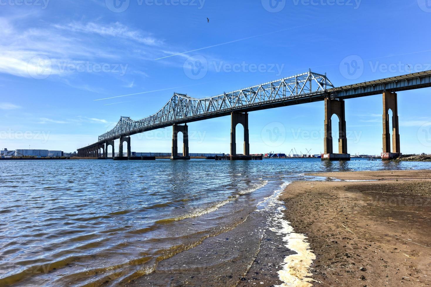 The Outerbridge Crossing is a cantilever bridge which spans the Arthur Kill. The Outerbridge, as it is often known, connects Perth Amboy, New Jersey, with Staten Island, New York. photo
