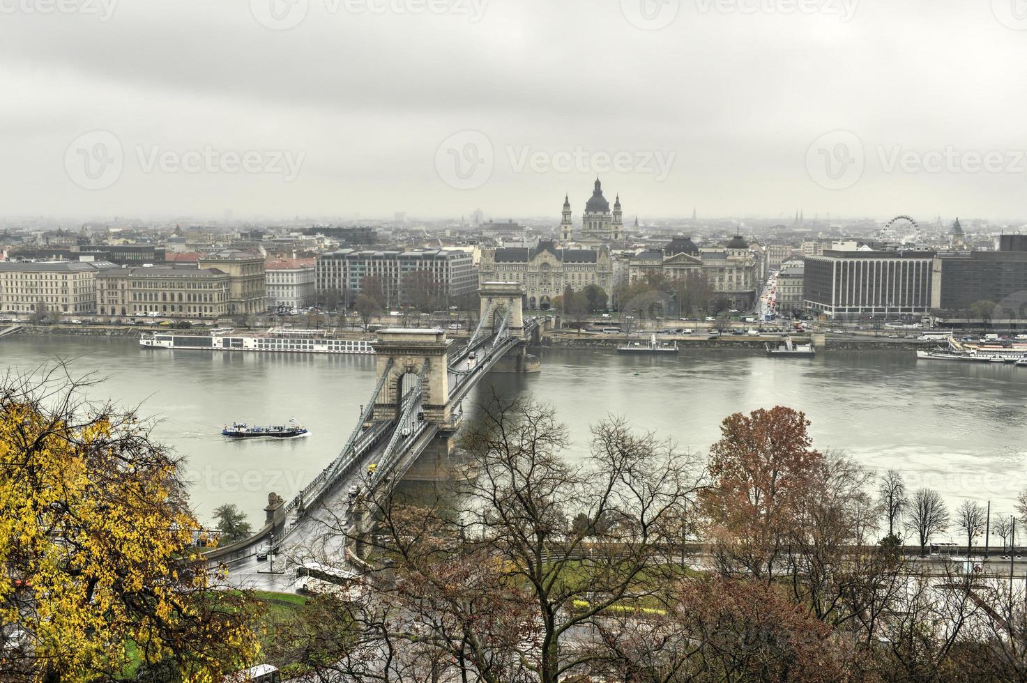 Szechenyi Chain Bridge - Budapest, Hungary photo