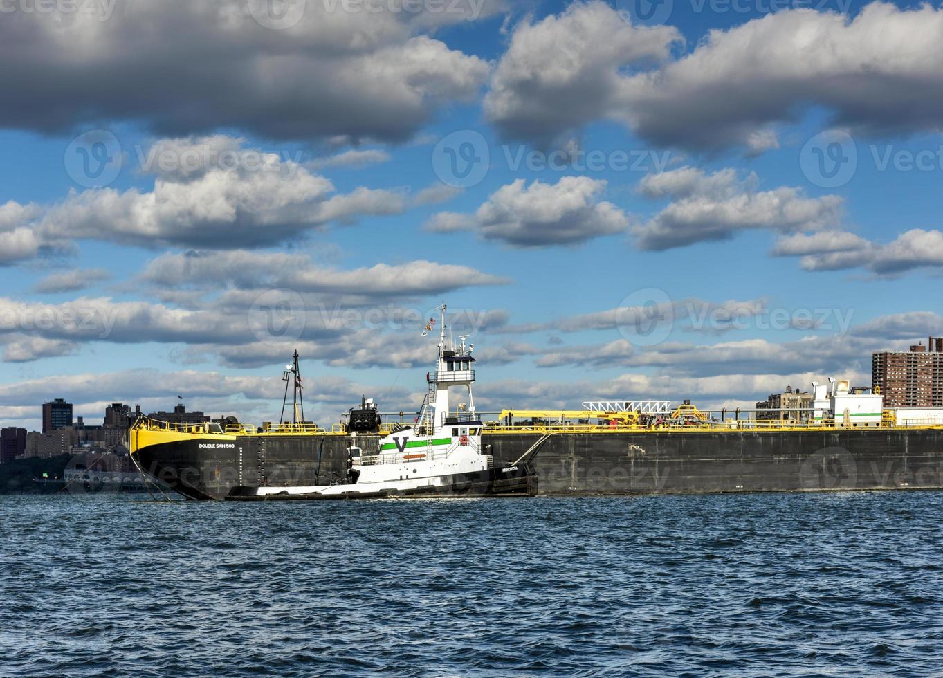 Tug Boat in Hudson River photo