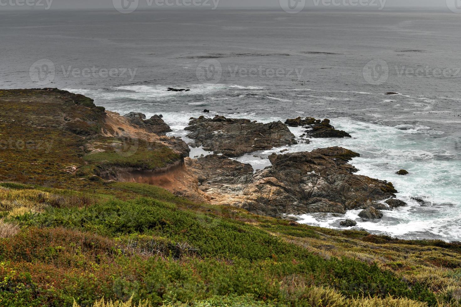 View of the rocky Pacific Coast from Garrapata State Park, California. photo