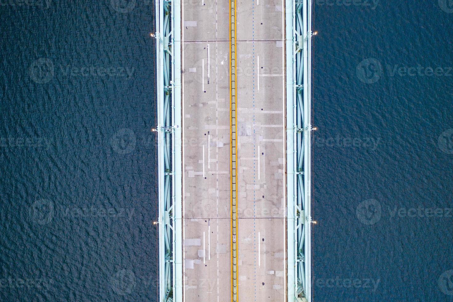 The Claiborne Pell Bridge is among the longest suspension bridges in the world located in Newport, RI, USA. photo