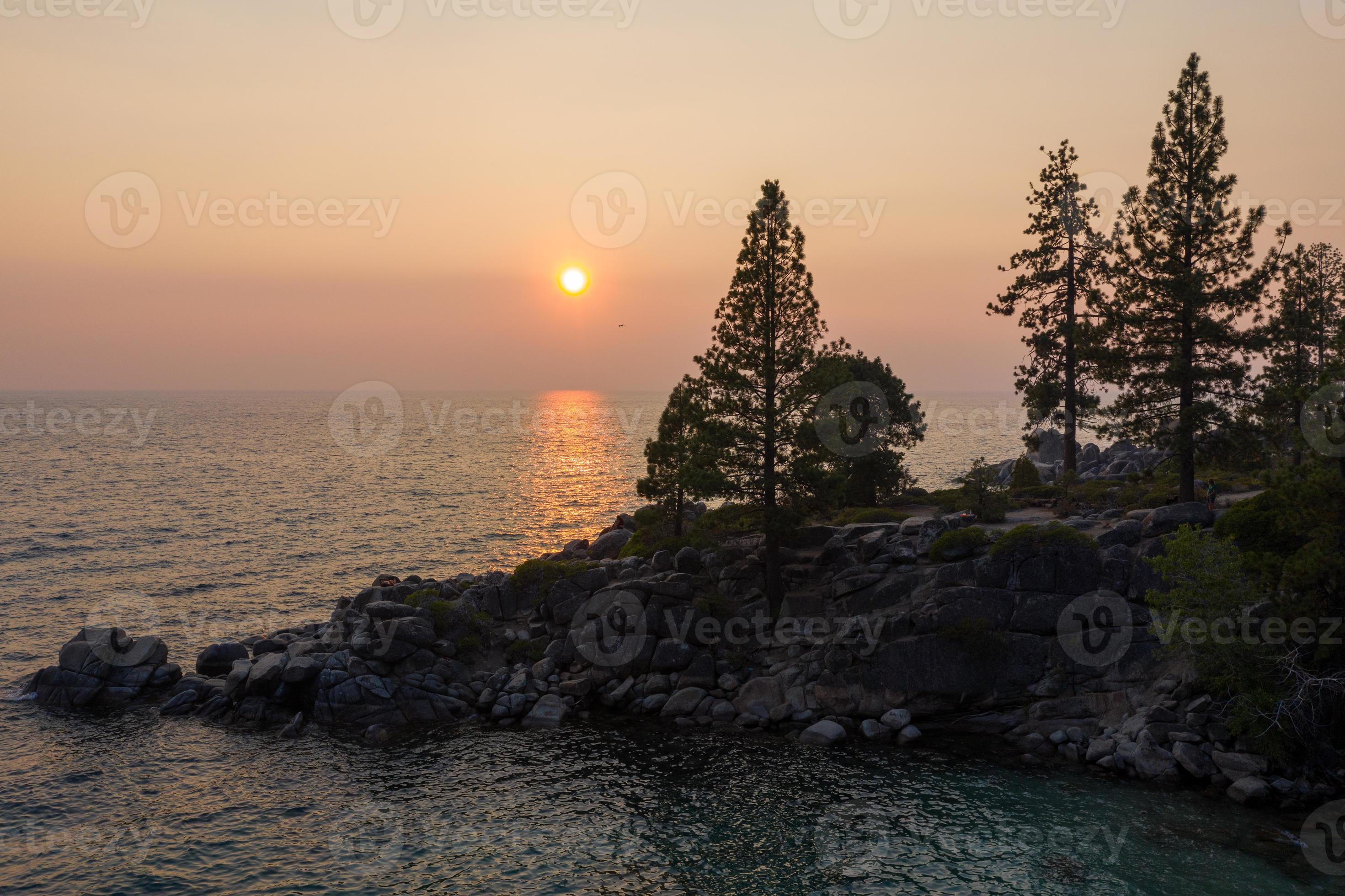 Secret Cove along Lake Tahoe in Nevada. Secret Cove is one of a series