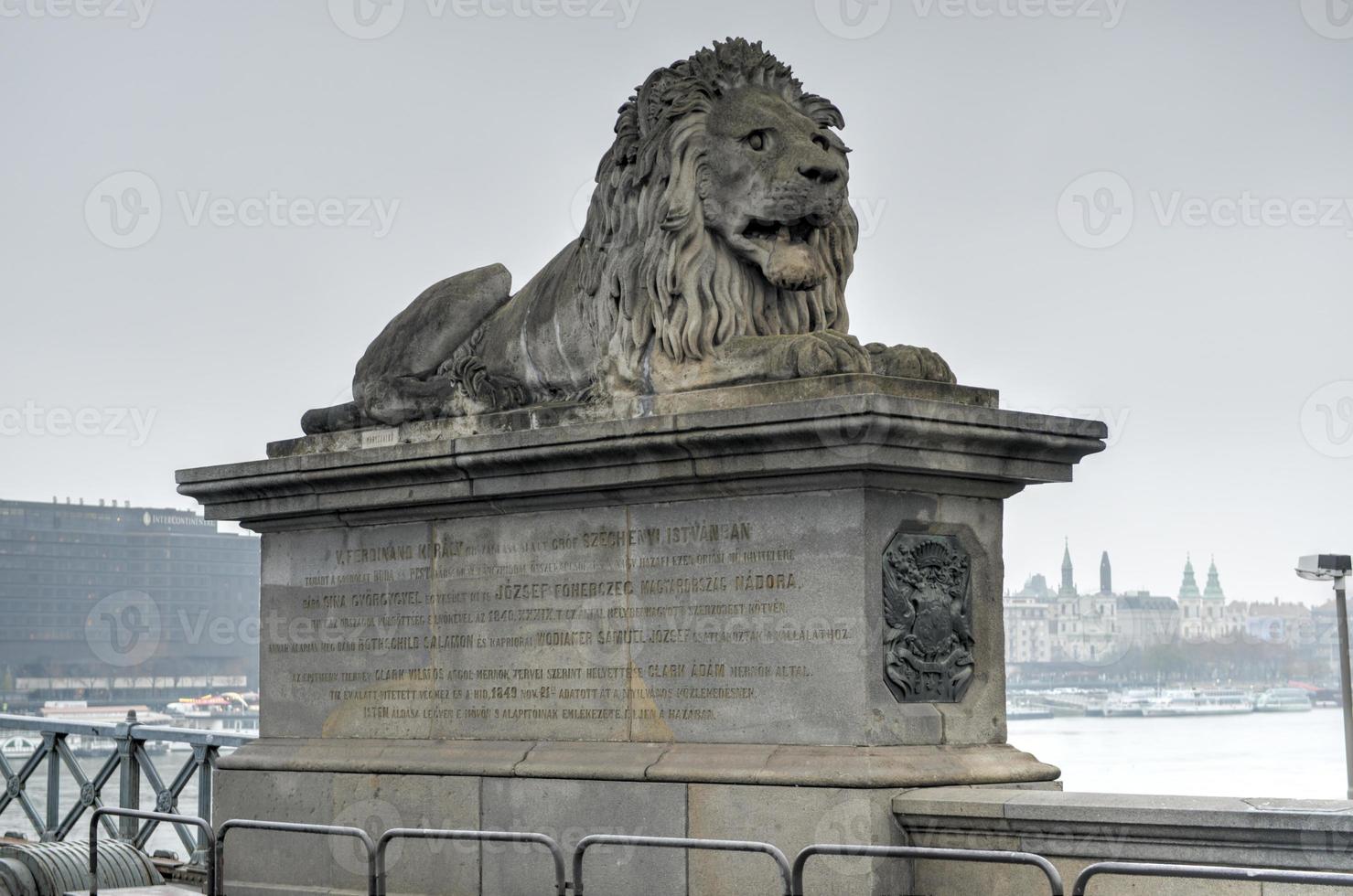 Szechenyi Chain Bridge - Budapest, Hungary photo