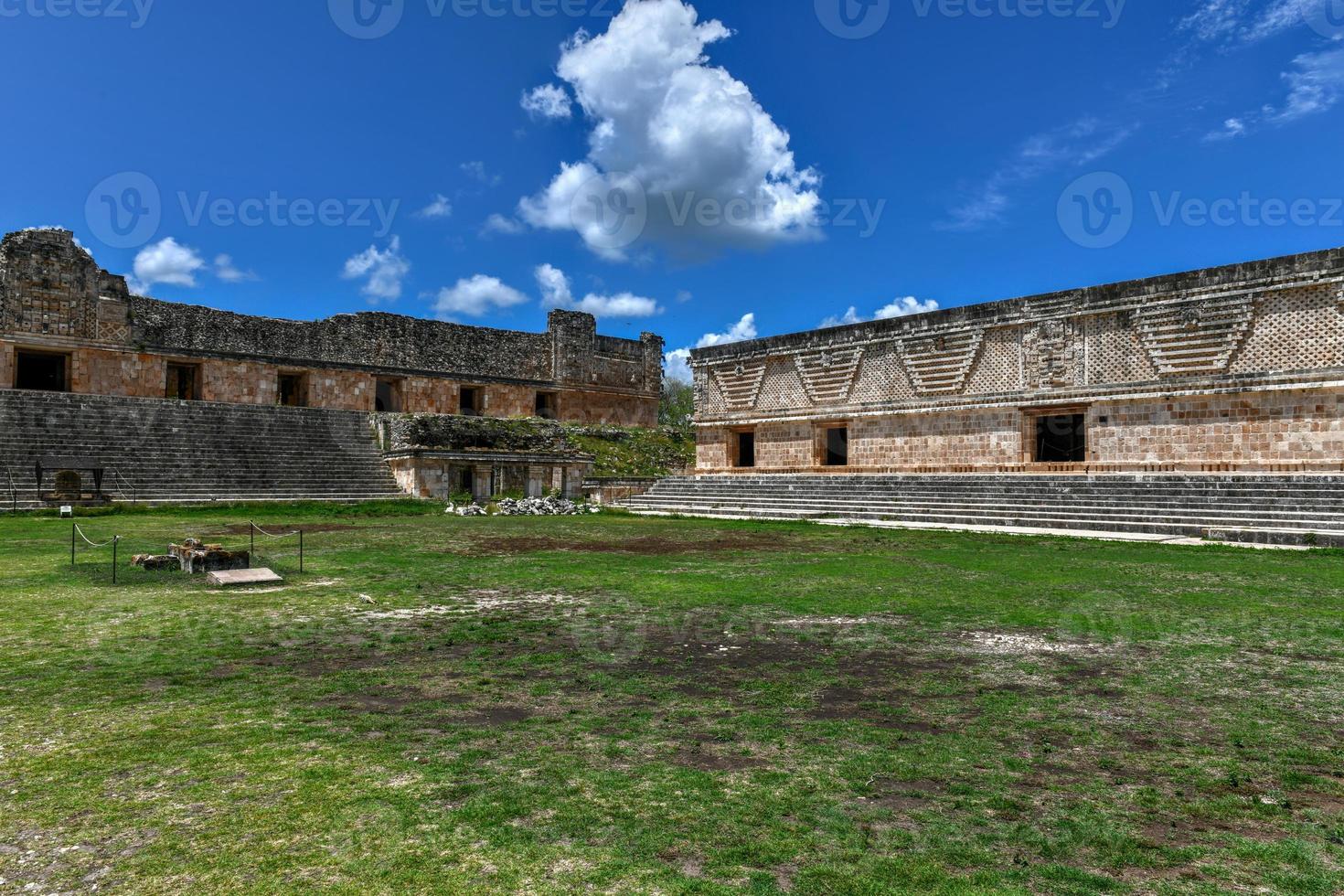 Quadrangle of the Nuns in the Yucatan in Uxmal, Mexico. photo