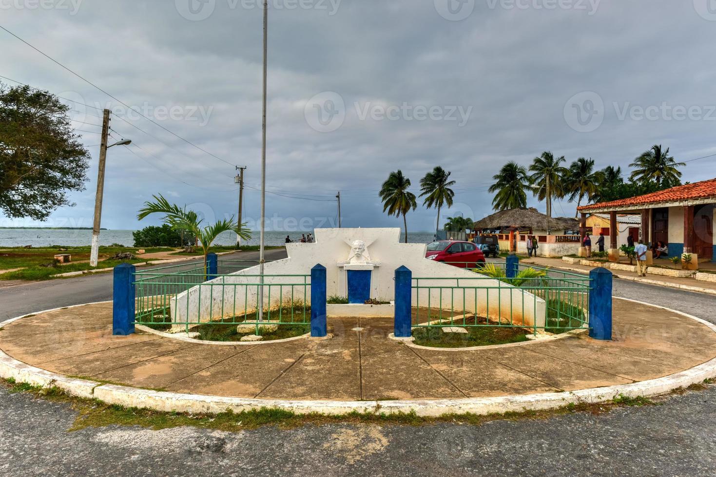 Monument to Jose de Marti in Puerto de Esperanza, Cuba. photo