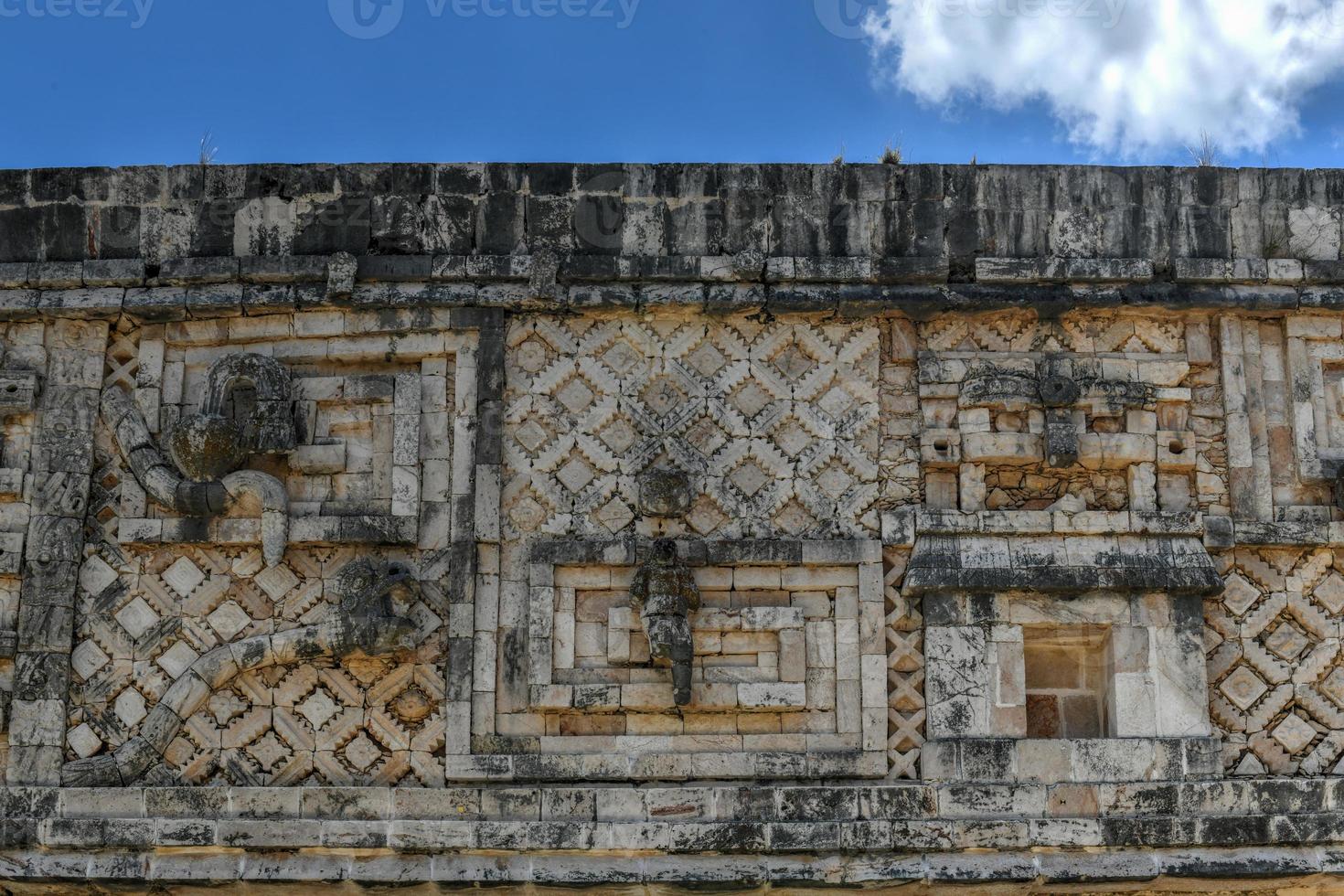 cuadrilátero de las monjas en el yucatán en uxmal, méxico. foto