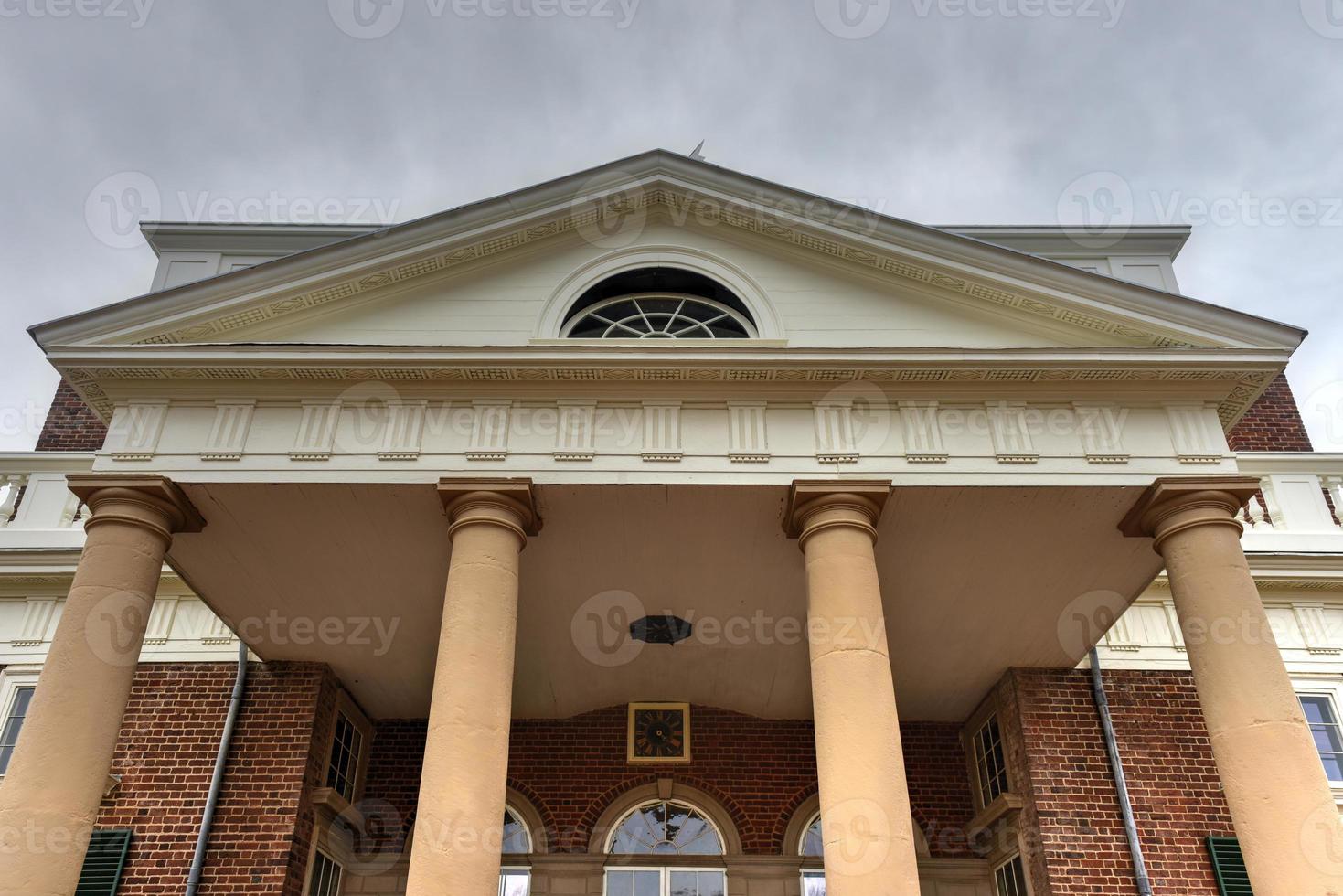 Thomas Jefferson's home, Monticello, in Charlottesville, Virginia. photo