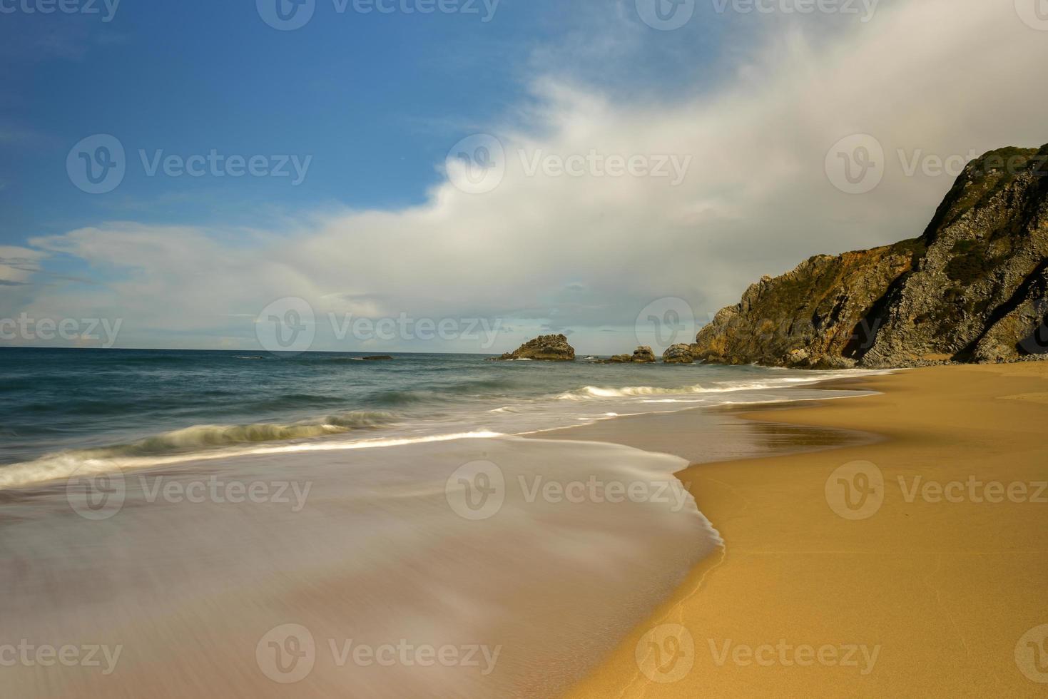 Praia da Adraga is a North Atlantic beach in Portugal, near to the town of Almocageme, Sintra. photo