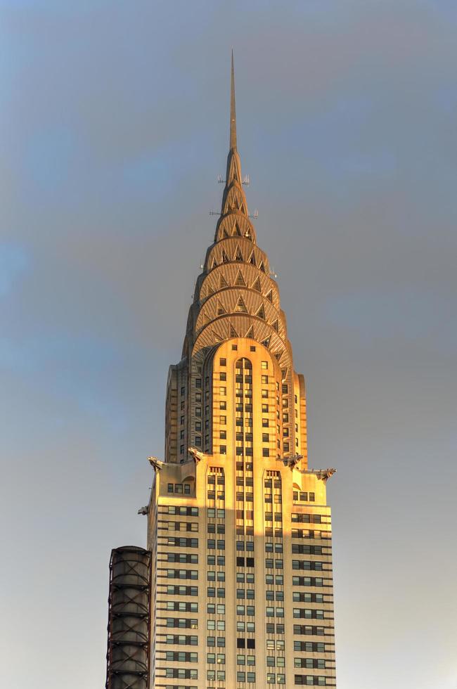 New York - January 24, 2016 -  Chrysler Building at sunset, New York City. photo