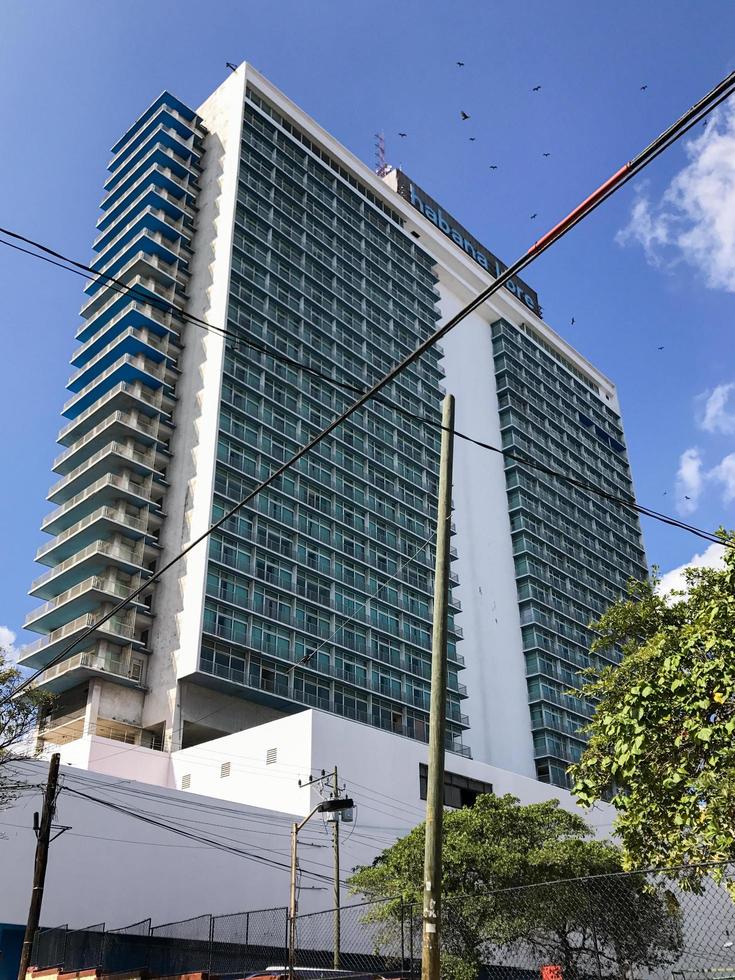 Havana, Cuba - Jan 15, 2017 -  Habana Libre Hotel in Vedado, Havana, Cuba. Hotel Tryp Habana Libre is one of the larger hotels in Cuba. The hotel has 572 rooms in a 25 floor tower. photo