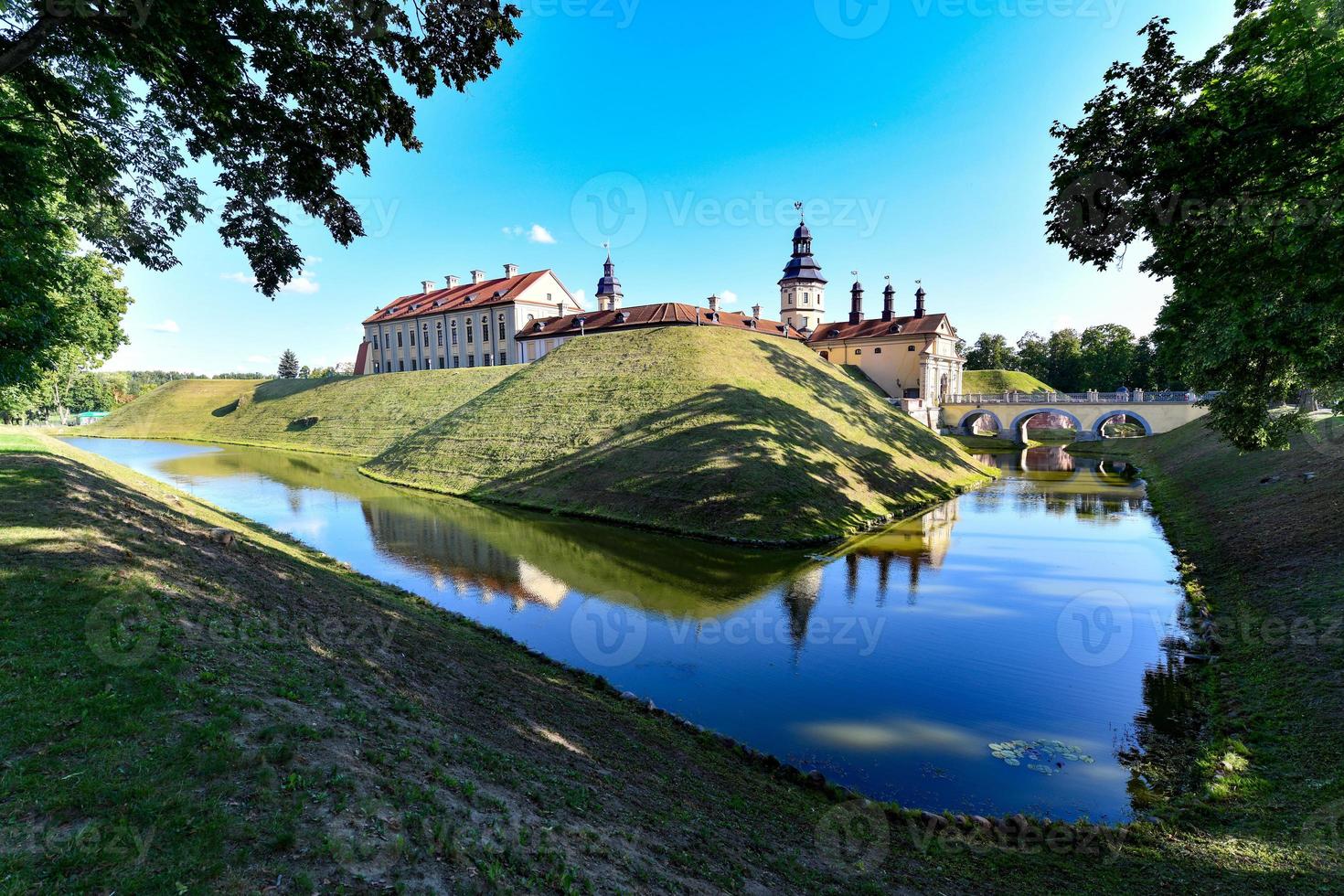 Nesvizh Radziwill Castle is a residential castle of the Radziwill family in Nesvizh, Belarus. photo