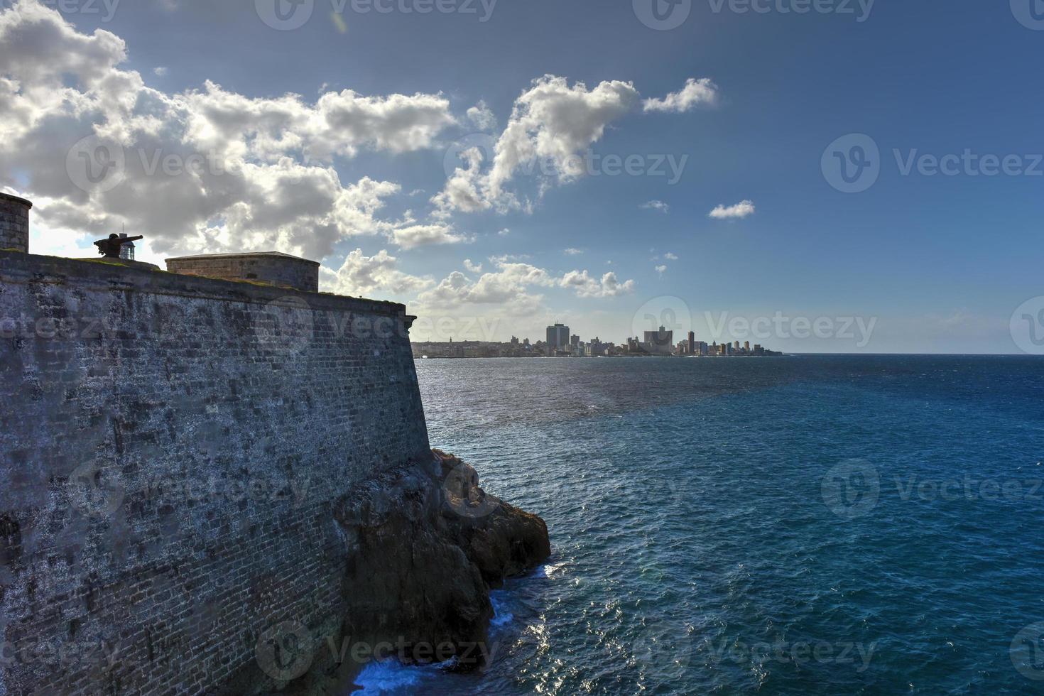 Morro Castle or Castillo De Los Tres Reyes Del Morro in Havana, Cuba. photo