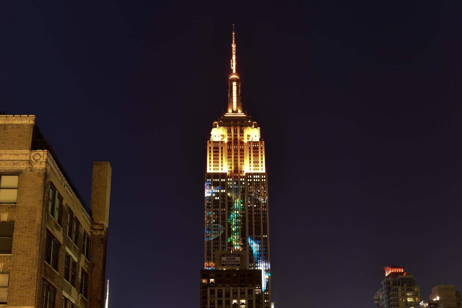 Empire State Building - extinción de carreras, Nueva York, EE. UU., 2020 foto