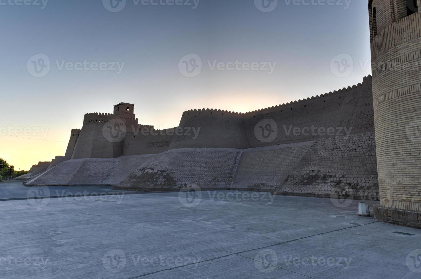 Wall of Itchan Kala - Khiva - Xorazm Province - Uzbekistan - Town on the silk road in Central Asia. photo