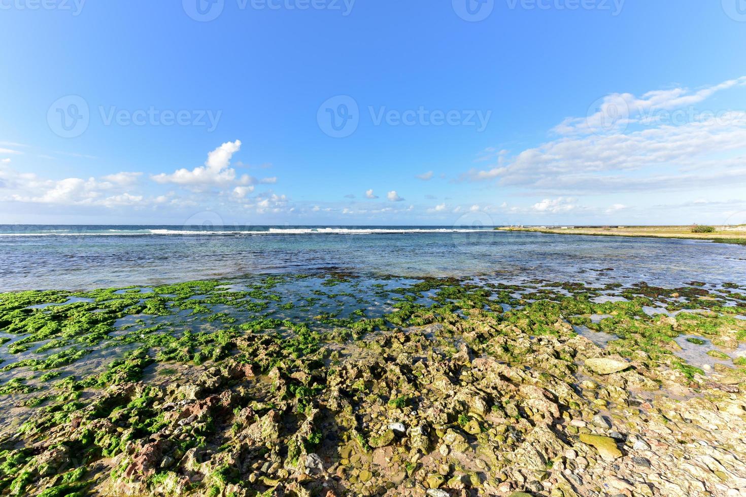 Beach in Alamar, a district in the eastern part of Havana in Cuba. photo