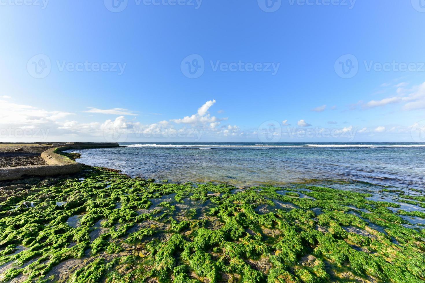 Beach in Alamar, a district in the eastern part of Havana in Cuba. photo