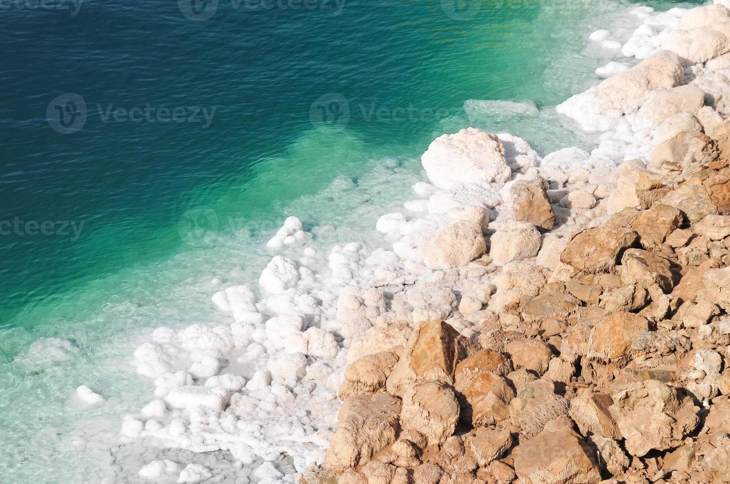 View of Dead Sea Coastline photo