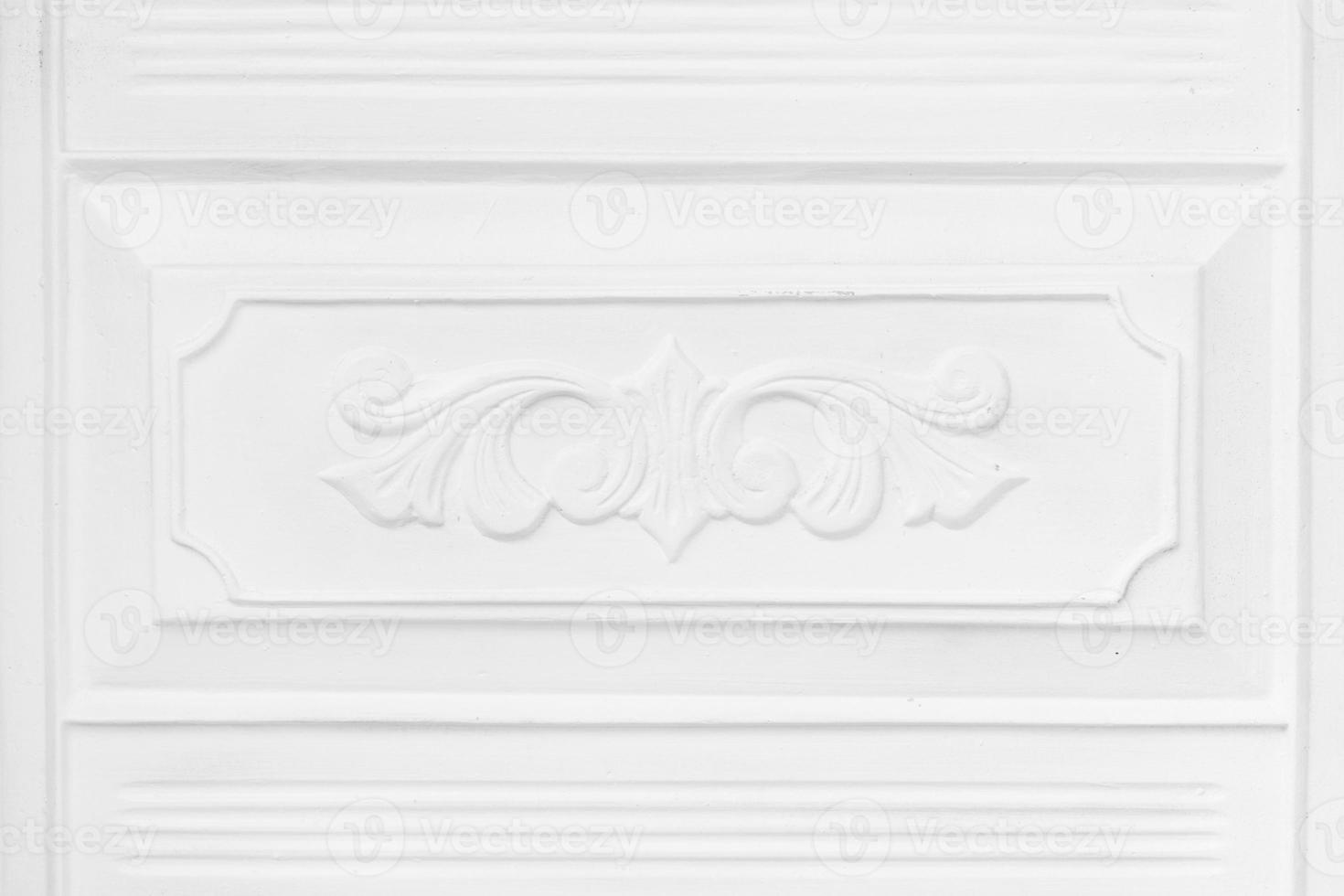 Texture with frame of white wooden door photo